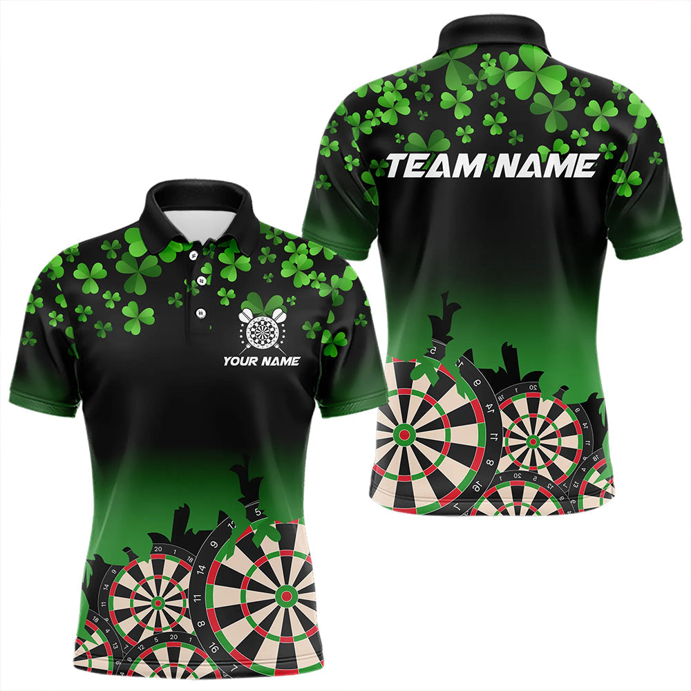 Green Shamrock Darts Board pattern Lucky Darts Custom St Patrick Day Team Darts NQS9389