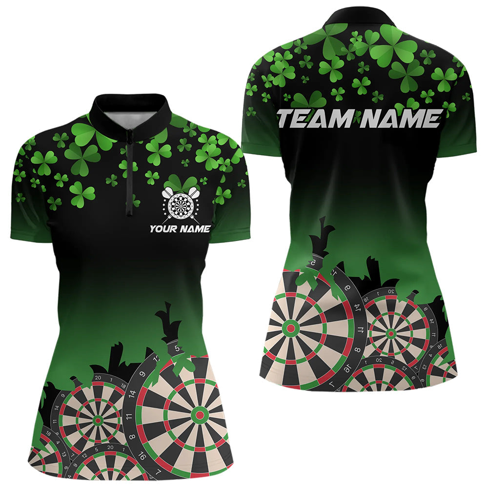 Green Shamrock Darts Board pattern Lucky Darts Custom St Patrick Day Team Darts NQS9389