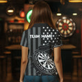Personalized Black American flag Lightning thunder Custom Dart Team Darts NQS9539