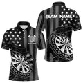 Personalized Black American flag Lightning thunder Custom Dart Team Darts NQS9539
