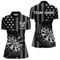 Personalized Black American flag Lightning thunder Custom Dart Team Darts NQS9539