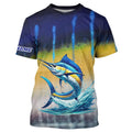 Personalized Marlin Fishing, Marlin scales UV protection performance saltwater fishing NQS5254