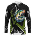 Personalized Largemouth Bass Fishing, Black and Green Bass Fishing Tournament NQS7839