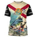 Florida bass fishing Custom Name UV protection fishing, custom fishing apparel NQS3063