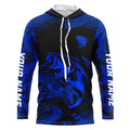 Largemouth Bass fishing Custom UV protection performance bass fishing tournament | Blue NQS9395
