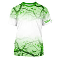 Personalized name White and Green Camo performance long sleeve team fishing tournament NQS9554