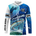 Wahoo blue water spearfishing Custom Name UV protection UPF 30+ fishing, custom fishing apparel NQS3069