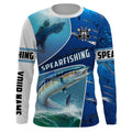 Wahoo blue water spearfishing Custom Name UV protection UPF 30+ fishing, custom fishing apparel NQS3069