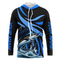 Personalized Sailfish Long Sleeve Fishing, Sailfish Tournament Fishing | Blue NQS7501