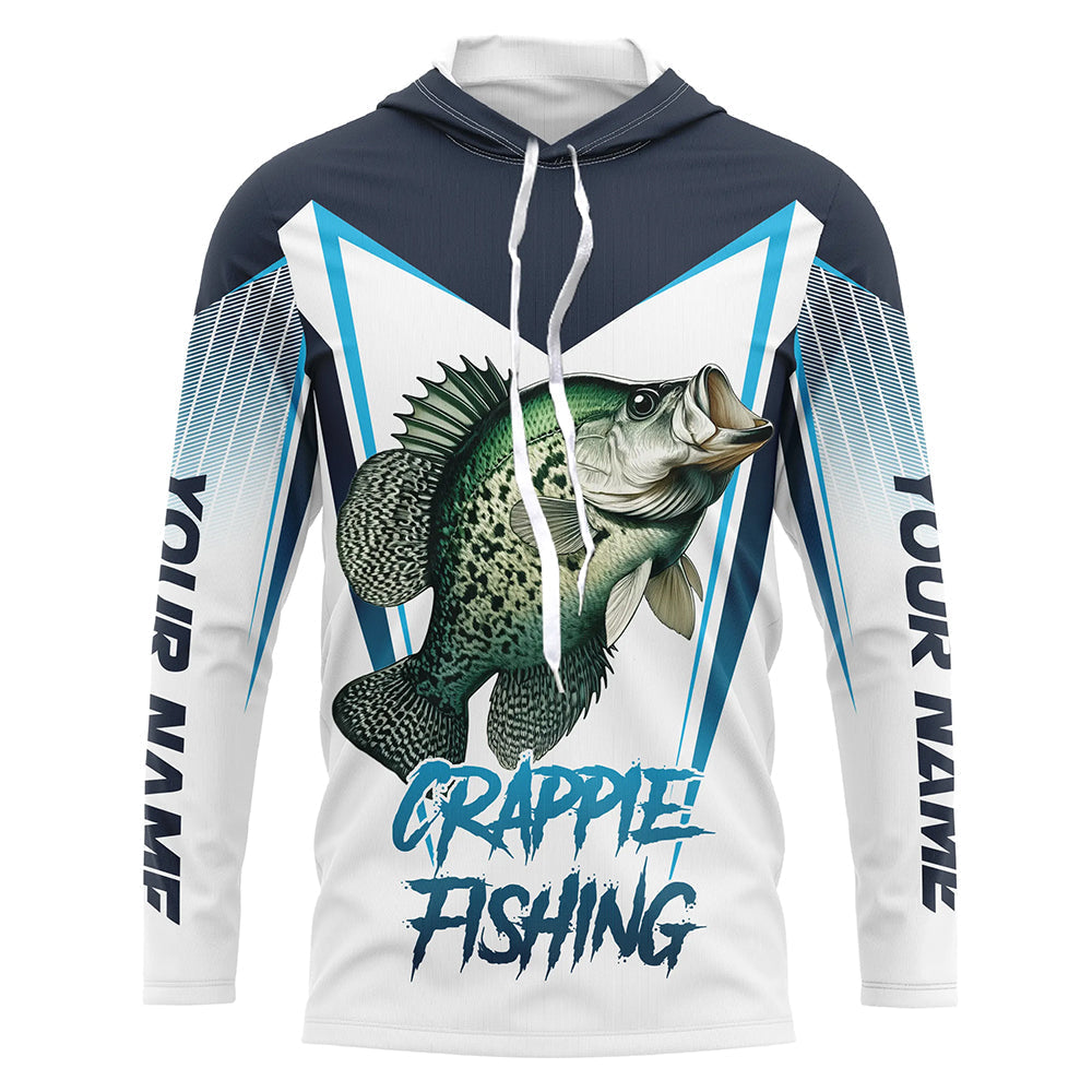 Personalized Crappie fishing 3D All Over Printed Long Sleeve, Crappie Tournament Fishing NQS7666