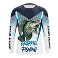 Personalized Crappie fishing 3D All Over Printed Long Sleeve, Crappie Tournament Fishing NQS7666