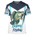 Personalized Crappie fishing 3D All Over Printed Long Sleeve, Crappie Tournament Fishing NQS7666