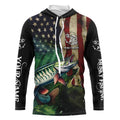 Musky Fishing American Flag Patriotic Customize fishing, personalized fishing gifts NQS481