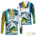 Mahi Mahi, Wahoo, Tuna slam fishing scales custom fishing team, Offshore fishing apparel NQS9997
