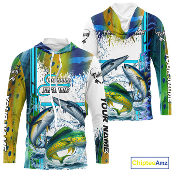 Mahi Mahi, Wahoo, Tuna slam fishing scales custom fishing team, Offshore fishing apparel NQS9997
