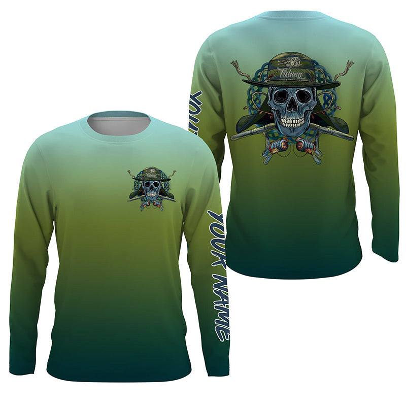 Fish reaper fishing Custom UV sun protection Long sleeve Fishing, Fishing Gift for fisherman NQS4600