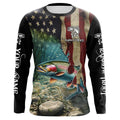 Rainbow Trout Fishing American Flag Patriotic Custom UV protection fishing, Trout fishing NQS497