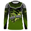 Largemouth bass fishing green Custom Name UV Protection Fishing, Bass fishing NQS3644