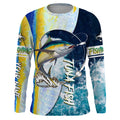 Tuna fishing Saltwater Fish ocean camo UV protection customize name fishing - NQS1352