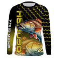 Redfish puppy drum fishing custom Performance Long Sleeve UV protection NQS1040