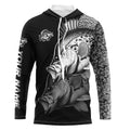 Black Crappie performance Fishing Custom Crappie Fishing Long Sleeve Tournament Fishing NQS7678