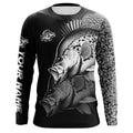 Black Crappie performance Fishing Custom Crappie Fishing Long Sleeve Tournament Fishing NQS7678