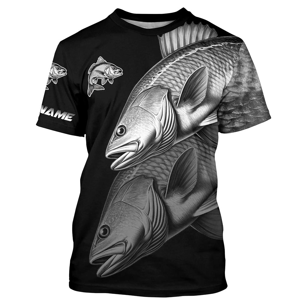 Redfish performance Fishing Custom Red Drum Fishing Long Sleeve Tournament Fishing NQS7680