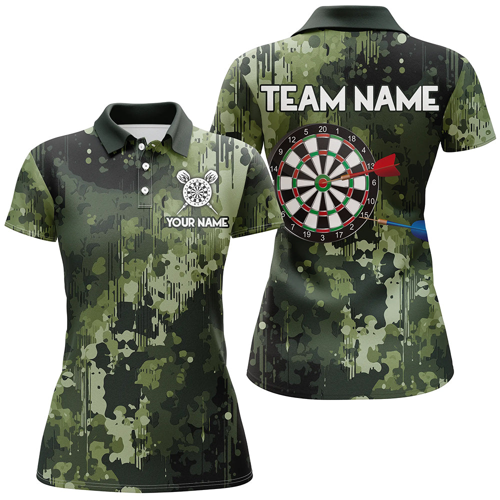 Green Camo Dart Board, Custom Darts Team, Darts Gifts NQS9059