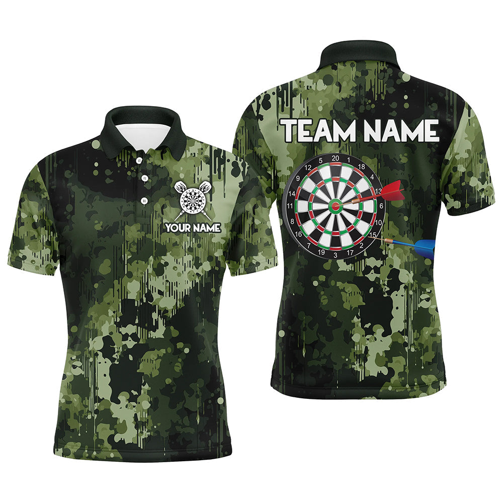 Green Camo Dart Board, Custom Darts Team, Darts Gifts NQS9059