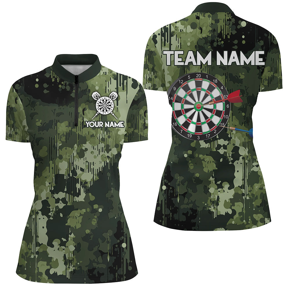 Green Camo Dart Board, Custom Darts Team, Darts Gifts NQS9059