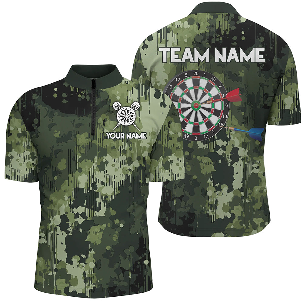 Green Camo Dart Board, Custom Darts Team, Darts Gifts NQS9059