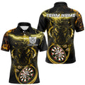 Personalized Yellow Lightning Thunder Storm Tiger Darts Custom Dart Team NQS9465