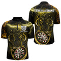 Personalized Yellow Lightning Thunder Storm Tiger Darts Custom Dart Team NQS9465