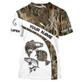 Beautiful Texas Slam Fishing Camo Redfish, Speckled Trout, Flounder Custom long sleeve Fishing NQS765