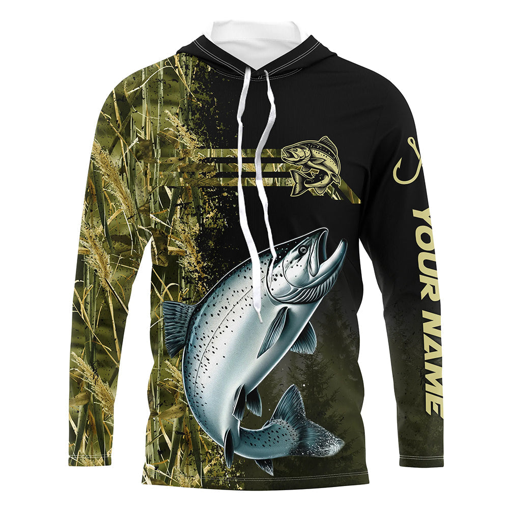 Salmon fishing camouflage Custom performance long sleeve Fishing, Salmon Fishing NQS9073