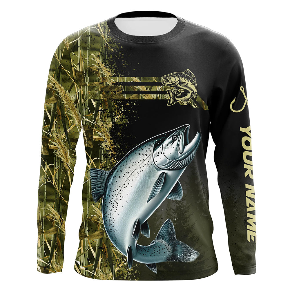 Salmon fishing camouflage Custom performance long sleeve Fishing, Salmon Fishing NQS9073