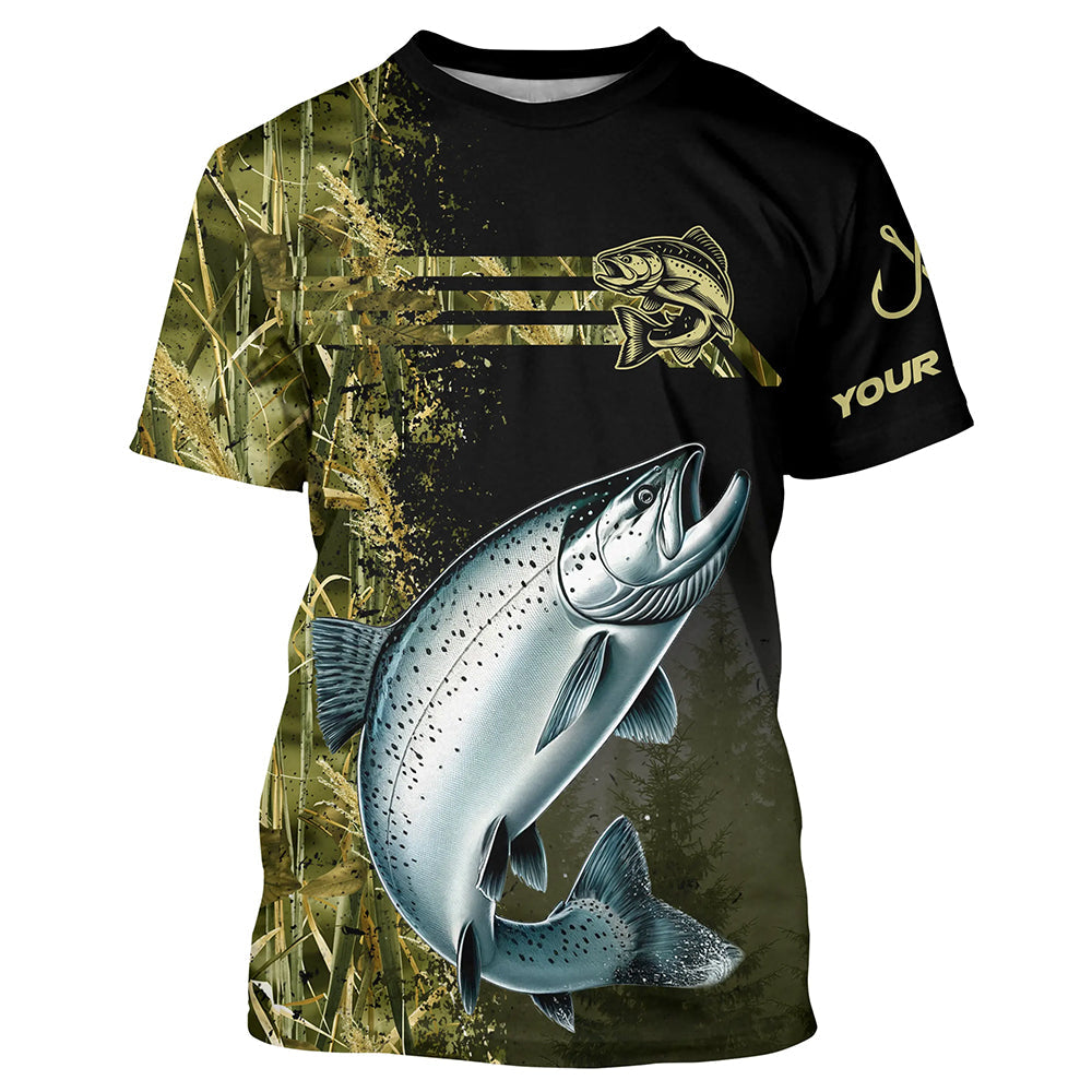 Salmon fishing camouflage Custom performance long sleeve Fishing, Salmon Fishing NQS9073