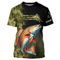 Redfish fishing camouflage Custom performance long sleeve Fishing, Red Drum Fishing NQS9074