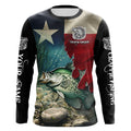 Crappie Fishing 3D Texas Flag Patriotic Customize name Texas Crappie Fishing NQS531