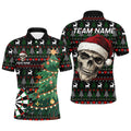 Funny Ugly Christmas pattern Santa Skull Dart, Custom Xmas Dart Gifts NQS9083