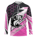 Largemouth Bass Fishing tattoo Customize UV protection long sleeves fishing, Bass pink NQS5860