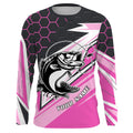 Largemouth Bass Fishing tattoo Customize UV protection long sleeves fishing, Bass pink NQS5860