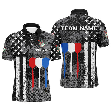 Black and White American Flag Dart, Custom Patriotic Dart NQS9107