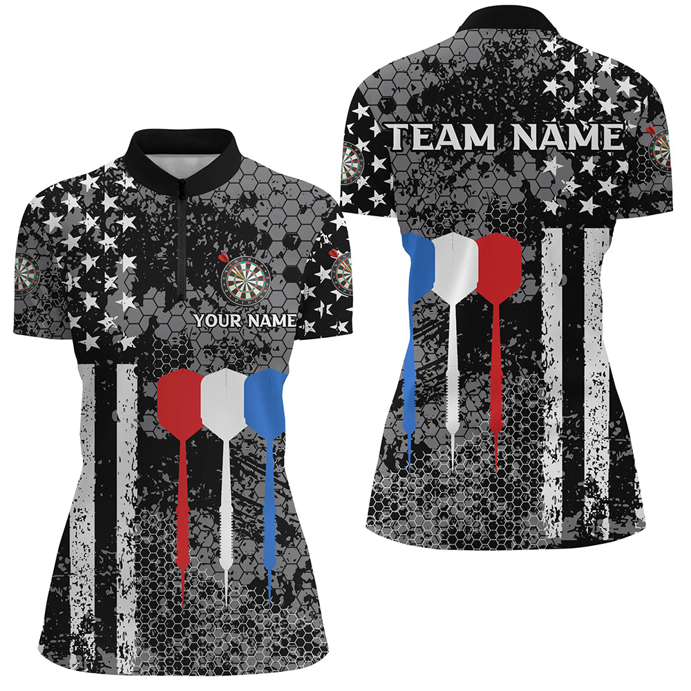 Black and White American Flag Dart, Custom Patriotic Dart NQS9107
