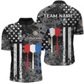 Black and White American Flag Dart, Custom Patriotic Dart NQS9107
