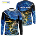 Largemouth Bass fishing Blue Camo Custom sun protection Bass fishing, Bass fishing apparel NQS9932