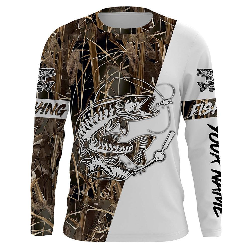 Musky (Muskie) Fishing performance fishing UV protection customize gift for Fishing lovers NQS657