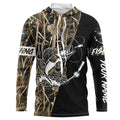 Walleye Fishing tattoo camo black version custom name performance fishing NQS923