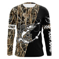 Walleye Fishing tattoo camo black version custom name performance fishing NQS923