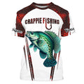 Crappie fishing red camo Custom Funny Fishing UV Protection Gift For Fisherman NQS5127